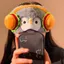 WEETW Furry Penguin Eye Shade, Mặt nạ mắt ngủ hình chim cánh cụt co giãn, Mặc thoải mái Phim hoạt hình Kawaii Mặt nạ mắt sang trọng mềm mại Đồ ngủ tại nhà