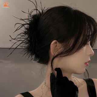 Kẹp Tóc Lông Vũ Cá Mập Sang Trọng Dành Cho Phụ Kiện Tóc Phía Sau