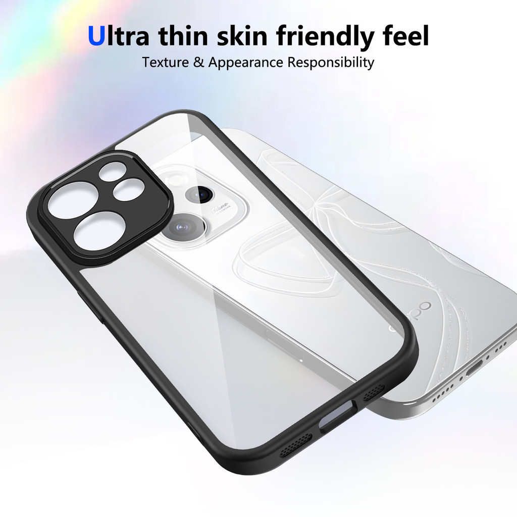 Ốp lưng Reno 15 Pro 5G 6.32 inch Model CPH2813 Vỏ trong suốt mờ thời trang cho OPPO Reno 15 Pro 5G Vỏ điện thoại