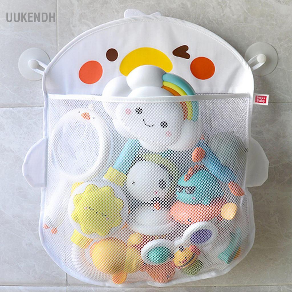 Uukendh Phim hoạt hình treo lưới tắm đồ chơi tổ chức đáng yêu công suất lớn cho phòng tắm