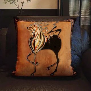 Gối phong cách Pháp thời trung cổ retro, ánh sáng sang trọng, phòng khách, đệm đầu giường mềm
