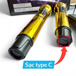 2026 2pcs Micro không dây cầm tay kép Type-C UHF Karaoke chuyên nghiệp cho videoke Gói giá cả phải chăng