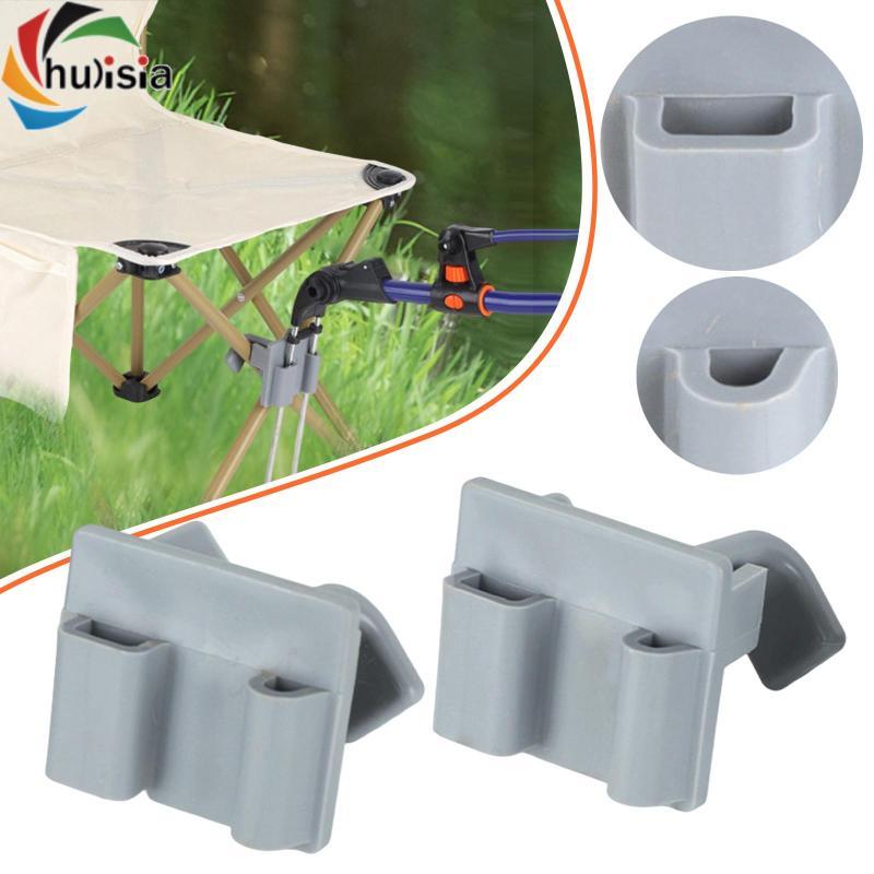 Phụ kiện ghế câu cá nước ngọt: kẹp ABS và giá đỡ chân đế cho ghế gấp