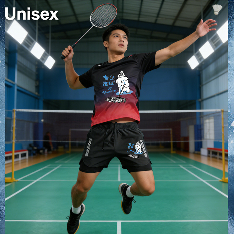 Bộ đồ cầu lông YONEX nhẹ, lưới thoáng khí cho nam nữ, phù hợp chạy bộ và tập thể dục thể thao