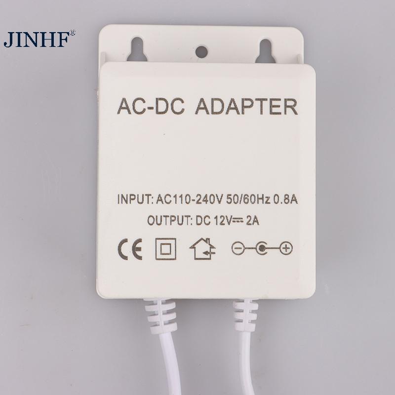 JINHF AC / 12V 2A 2000ma Camera Quan Sát Nguồn Điện Adapter Ngoài Trời Chống Thấm Nước EU US Cắm Adapter Sạc Cho Camera Quan Sát HOT