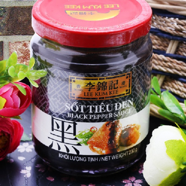 Sốt Tiêu Đen Thượng Hạng Lee Kum Kee 230g 350g, Black Pepper Sauce 230g Gia Vị Nấu Ăn Chuẩn Nhà Hàng