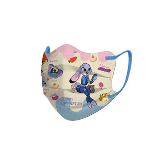Mặt Nạ Hình Bướm Cho Trẻ Từ 3 Đến 12 Tuổi Nhân Vật Thỏ Cảnh Sát Zootopia, Độ Lọc BFE ≥ 95%