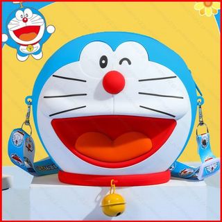 GC2 Doremon Hoạt Hình Dễ Thương Túi Đeo Vai Silicon Túi Đeo Ngang Túi Điện Thoại Di Động Dung Tích Lớn Thường Ngày CG2