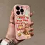 Vintage Bear cho trường hợp iPhone 16 iPhone 14promax All Inclusive 15Plus Tính cách 13 Mới