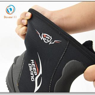 Dovewill 5mm Ấm Neoprene Wetsuit Zip Boots Lặn xuồng Kayak Dingy Co Giãn Booties