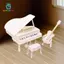Gamchiano 1 / 12 Nhà Búp Bê Đàn Piano Đàn Guitar Có Ghế Nhạc Cụ Mô Hình Đồ Chơi Cảnh Đời Sống Trang Trí Nội Thất Thu Nhỏ Cho Gia Đình