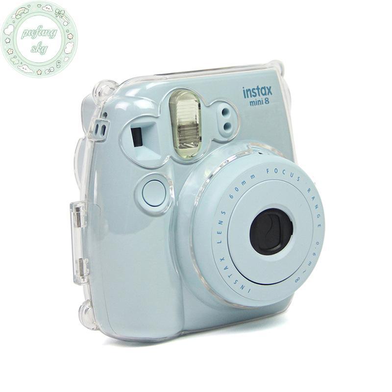 PUSKY Fujifilm Instax Mini 8 / 8 + 9 Phim Máy Ảnh Tức Thì Trong Suốt Vỏ Cứng Túi Vỏ VN