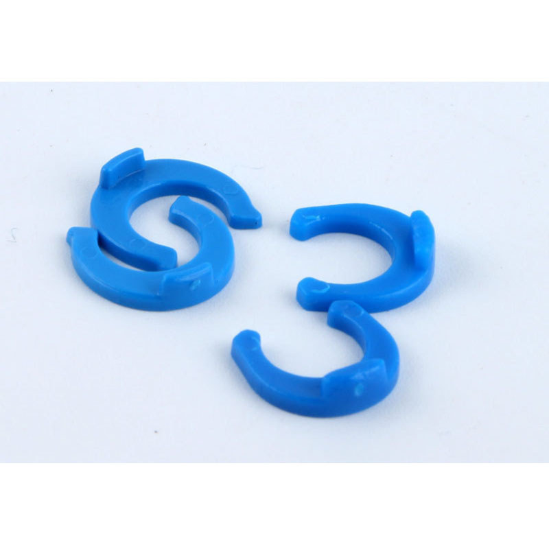 100 Chiếc 1 / 4 "3 / 8" OD Ống PE Lắp Ống Kẹp Xanh Ống Vòng Chữ C Đầu Nối Nhanh Bể Cá RO Lọc Nước Hệ Thống Thẩm thấu Ngược
