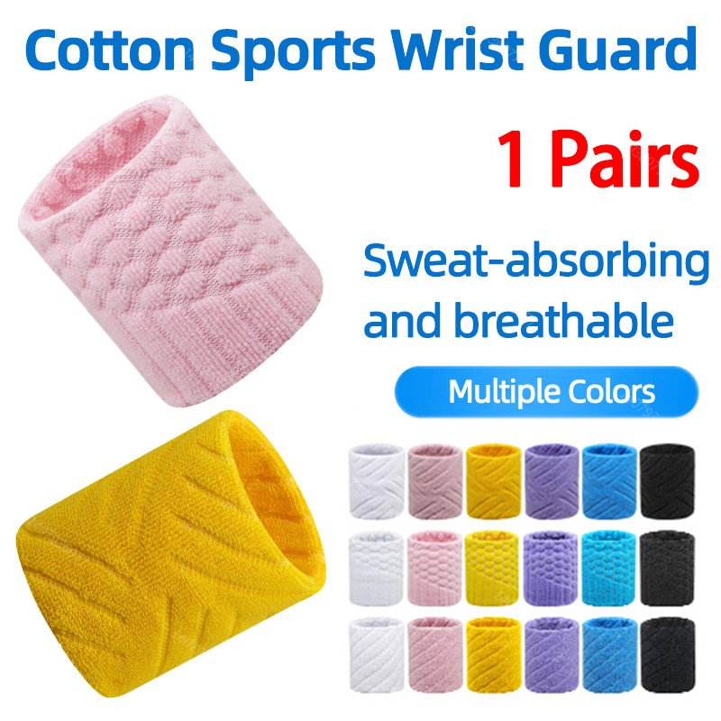 Đai cổ tay cotton co giãn số 30 hỗ trợ bóng rổ và tập gym - Hấp thụ mồ hôi hiệu quả