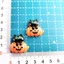 Set Charm/Sticker gắn dép : Bé Ma hóa trang - bộ 7 món cute