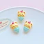 Set charm gắn dép : Set gấu vàng kute - Tone màu vàng dễ thương