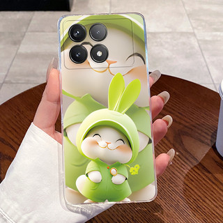 Ốp Lưng Cho Redmi K70 / K70pro / K70E / Poco F6 Pro Thẩm Mỹ Sang Trọng Dễ Thương Thoáng Mát Bé Trai Bé Gái Ốp Điện Thoại Silicon Mềm Trong Suốt