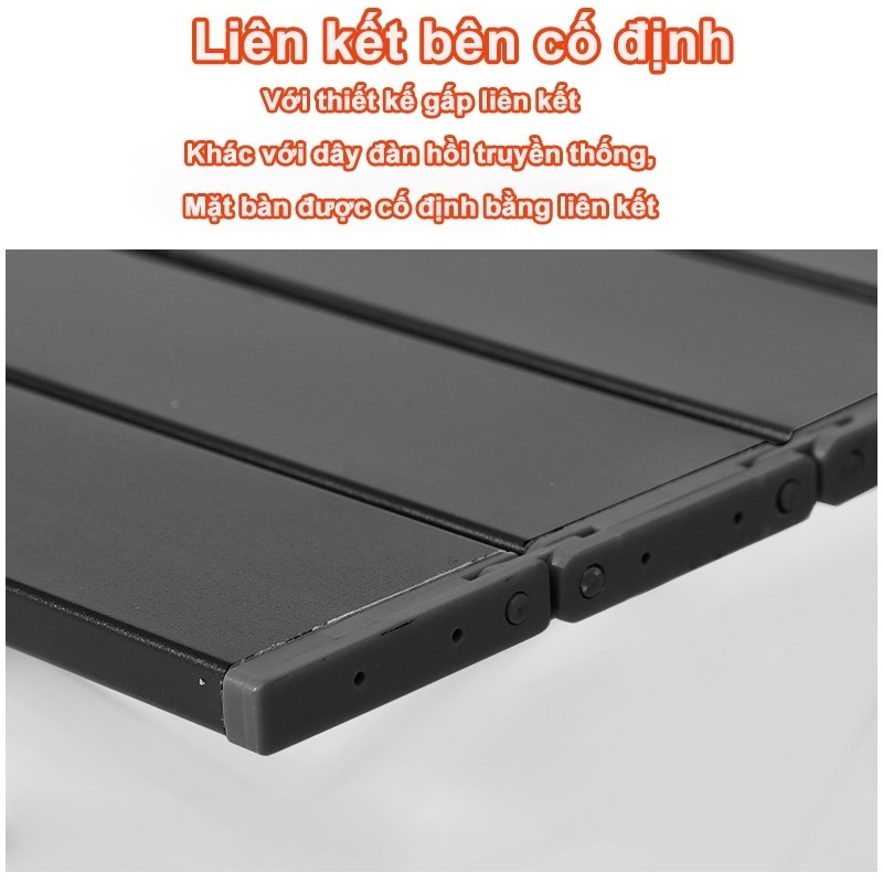 Bàn gấp lớn Cắm trại Bảng ánh sáng BBQ Bàn nhôm Đồ nội thất ngoài trời Bàn gấp Portable Picnic