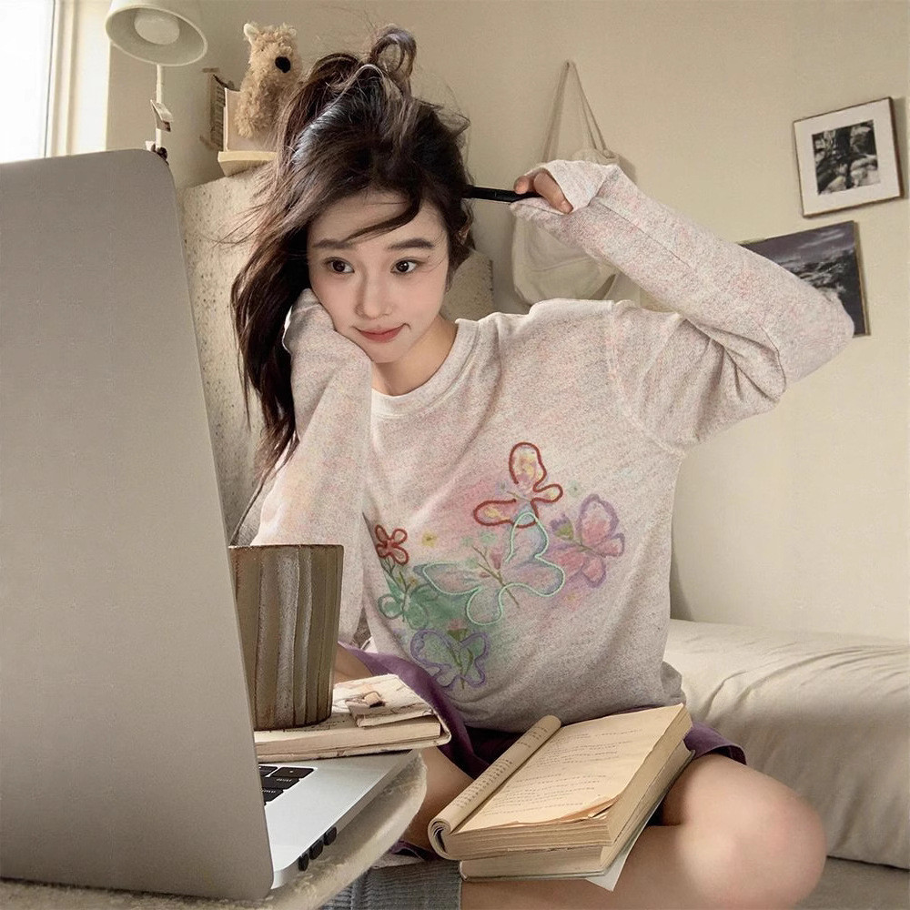 Áo Thun Dài Tay Nữ Phong Cách Hàn Quốc, Chống Nắng Mỏng Nhẹ, Perfect Cho Mùa Hè