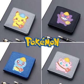 Ví gấp Pokémon Ví dây kéo di động dễ thương có thể đựng tiền xu và thẻ ngân hàng Quà tặng sinh nhật