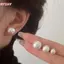 Hộp đựng bông tai ngọc trai thanh lịch, phù hợp thời trang cưới và dự tiệc