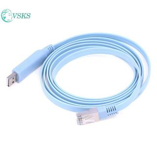 Chenlongshang 1.8M USB Sang RJ45 USB Sang RS232 Serial Sang RJ45 CAT5 Console Adapter Dây Cáp EN