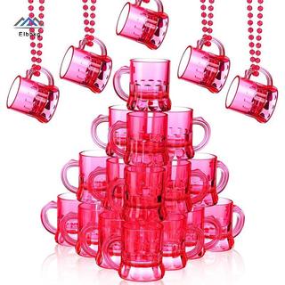 ELBBKG 5 / 10 Chiếc 30ml Cốc Bia Tay Cầm Nhỏ Nhựa Whisky Mini Cho Tiệc Cốc Thủy Tinh Barware Nhà Bếp Thanh Ăn Trang Trí Sân Vườn Mới