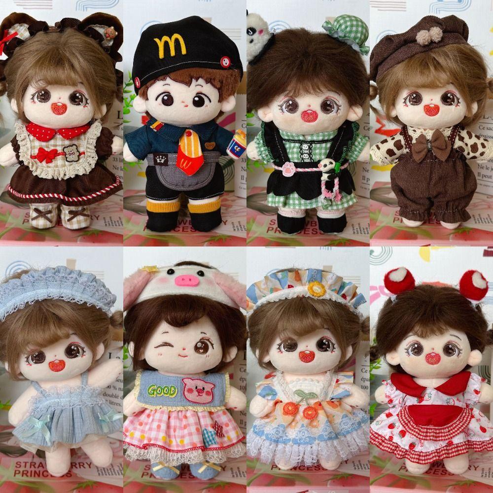 Bộ quần áo búp bê FLAZEA, Váy búp bê BJD 20cm, Phụ kiện búp bê dễ thương Quà tặng Váy công chúa Mini làm bằng tay Đồ chơi trẻ em