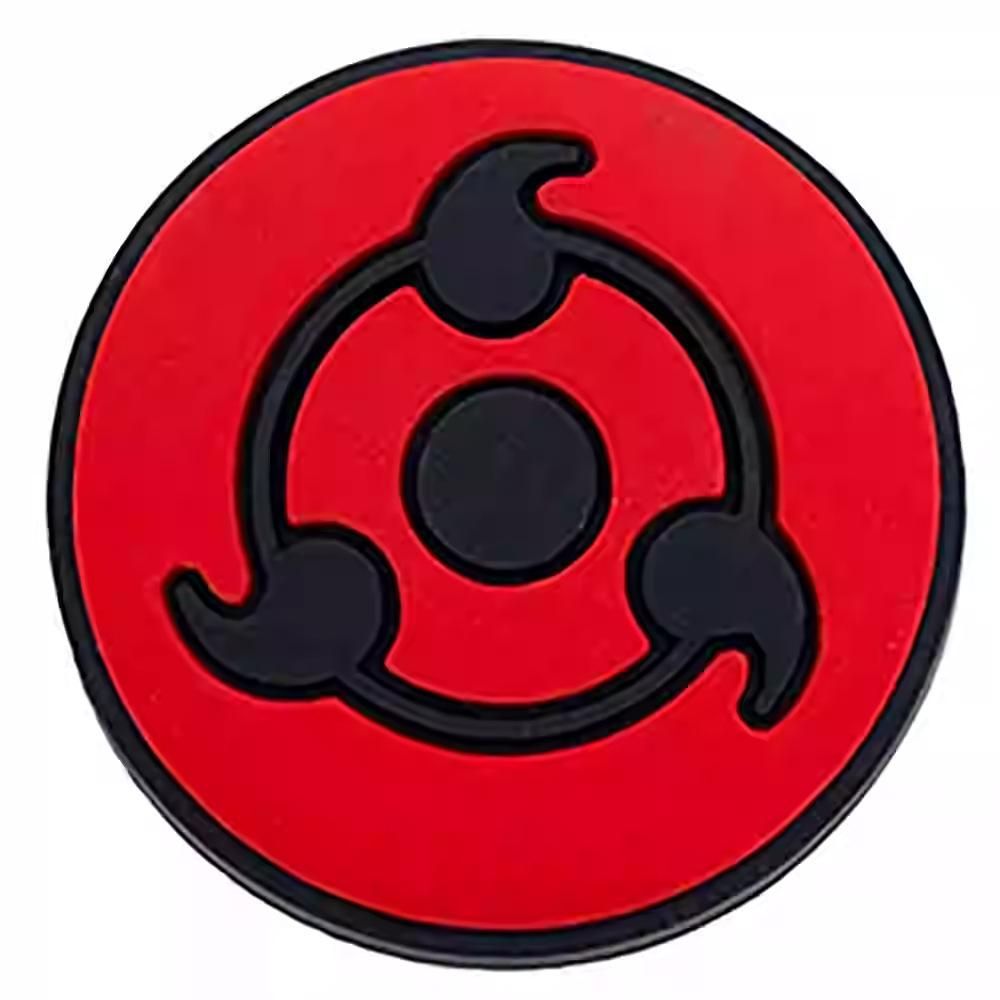 Set charm gắn dép cross SHARINGAN, Nút gắn sticker Anime Naruto trang trí hoạt hình CROSS TREND