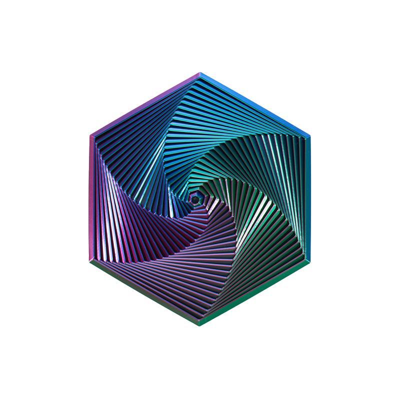 GOAY Fractal Lục Giác 3D In Hình Học Fidget Đồ Chơi Giảm Căng Thẳng Để Bàn, Quà Tặng Sinh Nhật, Trẻ Em VN