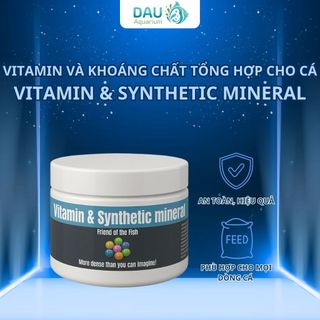 Vitamin & Synthetic Mineral (50g) - Bổ sung Vitamin và khoáng chất tổng hợp giúp phát triển toàn diện, lên màu sắc nét