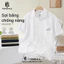 HeaSmile áo sơ mi nam tay ngắn phong cách basic mát mẻ thấm hút tốt local brand(BSXDXCS)