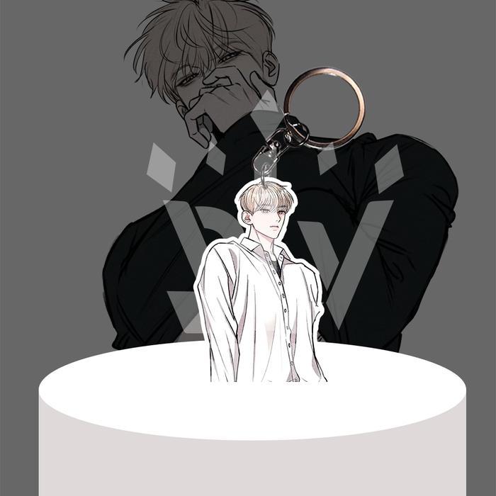 Gantungan Kunci / Gantungan HP Manhwa Undercover at Chaebol High School - Han Jeungwoon  - Ganci Akrilik - Keychain