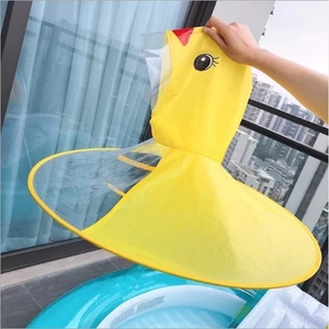 Trẻ Em Trẻ Em UFO Áo Mưa Vịt Vàng Nhỏ Áo Hoạt Hình Poncho Mẫu Giáo Trẻ Em Áo Mưa Cho Bé HDY1