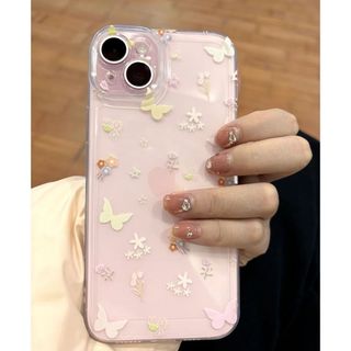 Hoa nhỏ vỡ bướm cho 16 trường hợp iPhone 17Air Space Case 14 13 11Pro