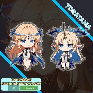 Gantungan Kunci Cartethyia Fleurdelys Wuthering Waves Wuwa, Keychain Anime Lucu - Cartethyia