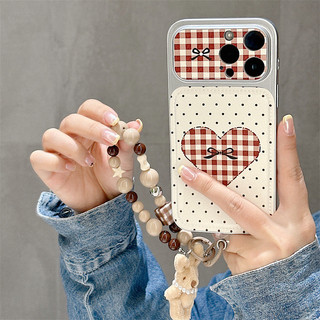 Love Wave Point + Vòng tay cho iphone17 17promax 16promax 15promax 14 / 13 / 15 / 16pro iphone13 TPU mới chống bụi