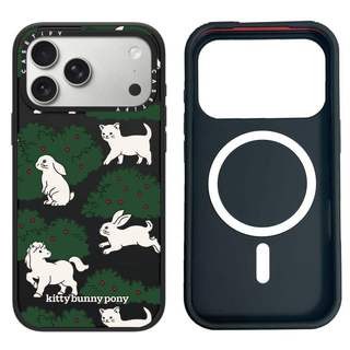 CASECASE X Kittybunnypony Grove Ốp Lưng Máy Ảnh Màu Trắng Vòng Phiên Bản Mờ Đen Cứng Hút Từ Tính Tác Động Dành Cho Apple IPhone 13 14 15 16 17 Pro Max Air Plus Có Hộp