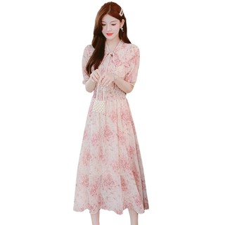 Đầm Maxi Hoa Hồng Dáng Dài – Váy Thanh Lịch Thời Trang Hàn Quốc
