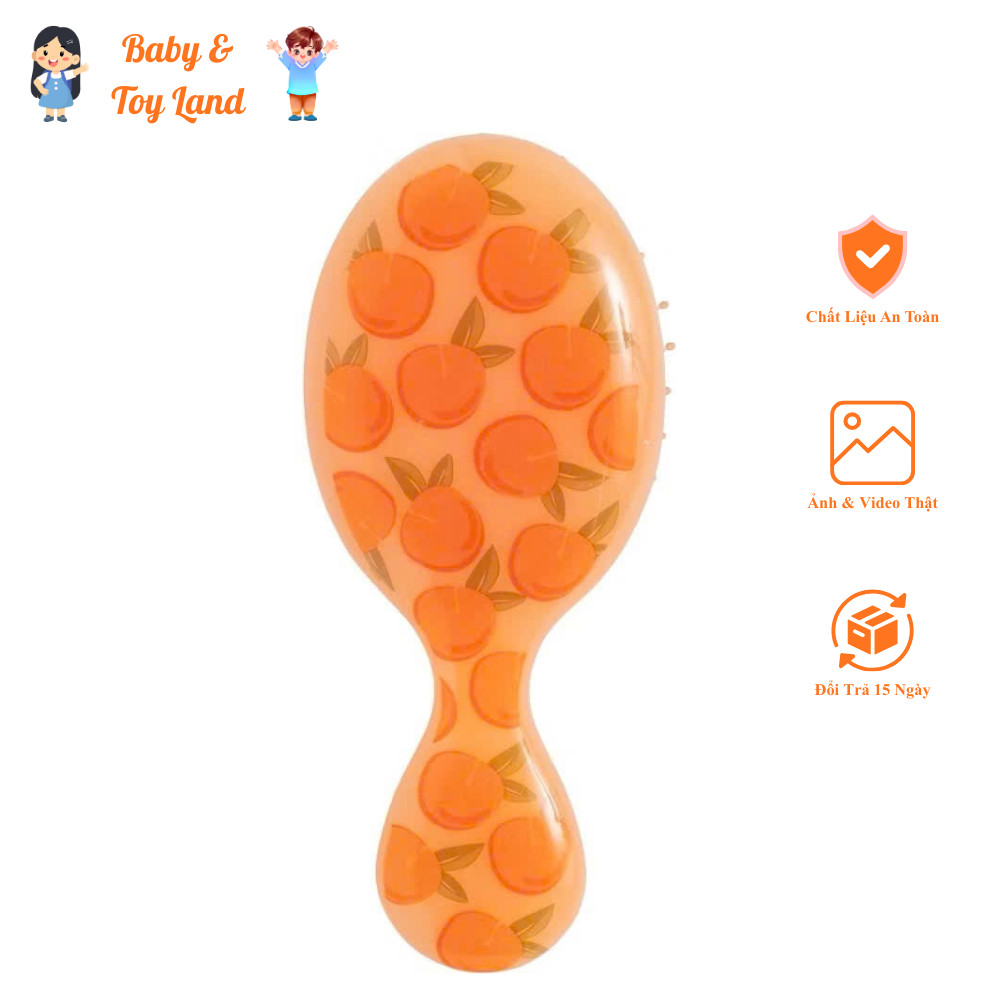 Lược wetbrush mini detangler màu quả dễ thương