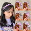 Bờm kuromi,Sược Tóc Cho Bé Gái Họa Tiết Hoạt Hình Dễ Thương