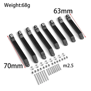 8 Chiếc Kim Loại Khung Xe Kéo Cần Cố Định Liên Kết Treo Dây Buộc Cho MN D90 D91 D96 D99 D99S MN90 1 / 12 RC Xe Nâng Cấp Phần