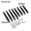 8 Chiếc Kim Loại Khung Xe Kéo Cần Cố Định Liên Kết Treo Dây Buộc Cho MN D90 D91 D96 D99 D99S MN90 1 / 12 RC Xe Nâng Cấp Phần