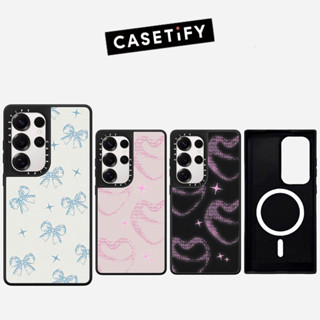 Từ Tính Toàn Màn Hình Nơ Trái Tim Tình Yêu Gương Cứng Phone Case Dành Cho Samsung Galaxy S26 25 24 23 UItra S26 25 24 23 Plus Vỏ Bảo Vệ Chống Sốc