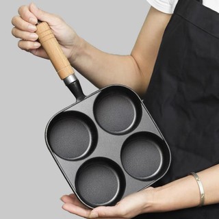 Chảo 4 ngăn đa năng làm bánh trứng nướng tiện lợi Chảo 4 ngăn،Chảo Gang Chống Dính
