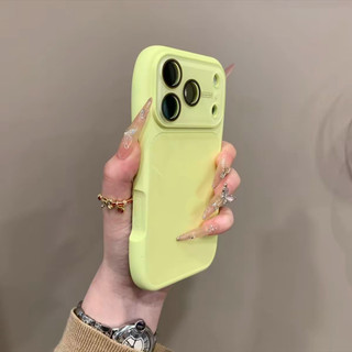 Cao Cấp Aurora Eo Nhỏ Cửa Sổ Lớn Ốp lưng Di Động Thích Hợp Cho iPhone17 Pro Max 16 15 14 13 Pro Max Chống Sốc Bảo Vệ Camera Mặt Sau Cứng Chống Rơi
