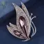 Thổ Cẩm Pha Lê Tím Tính Khí Bướm Ánh Sáng Sang Trọng Corsage Kim Cương Giả Quyến Rũ Huy Hiệu Chân Cho Nữ Quần Áo Phụ Kiện