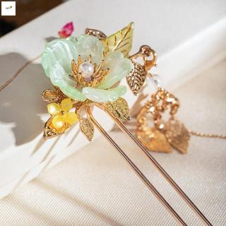 Hoa Ngọc Trai Kẹp Tóc Trung Quốc - Phù Hợp Hanfu và Quà Tặng Bạn Gái