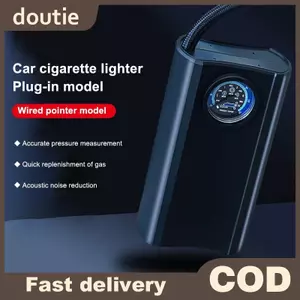 Doutie Máy Bơm Hơi Lốp Di Động Máy Bơm Không Khí Nhỏ Gọn Sạc Máy Nén Khí Cho Bóng Xe Máy Lạm Phát Nhanh Máy Bơm Không Khí Điện VN