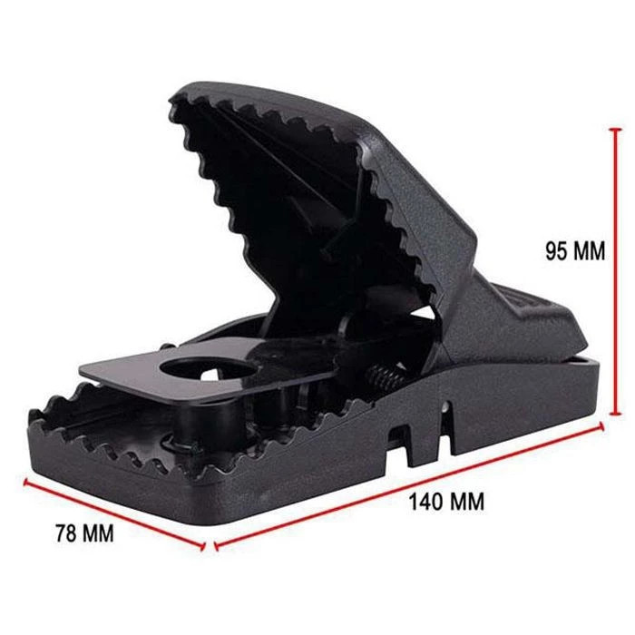【48h】Bẫy chuột tự động kèm lò xo có độ nhạy cao, lực kẹp mạnh, thích hợp sử dụng trong nhà và ngoài sân vườn.